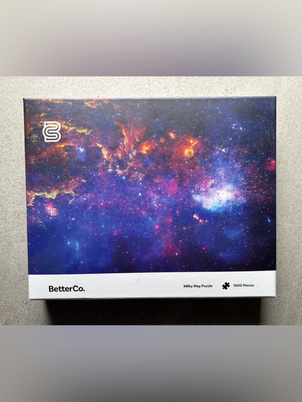 BetterCo. 1000 Piece Milky Way Puzzle 27.5”x20” - 1000 pieces fun sky vibrant